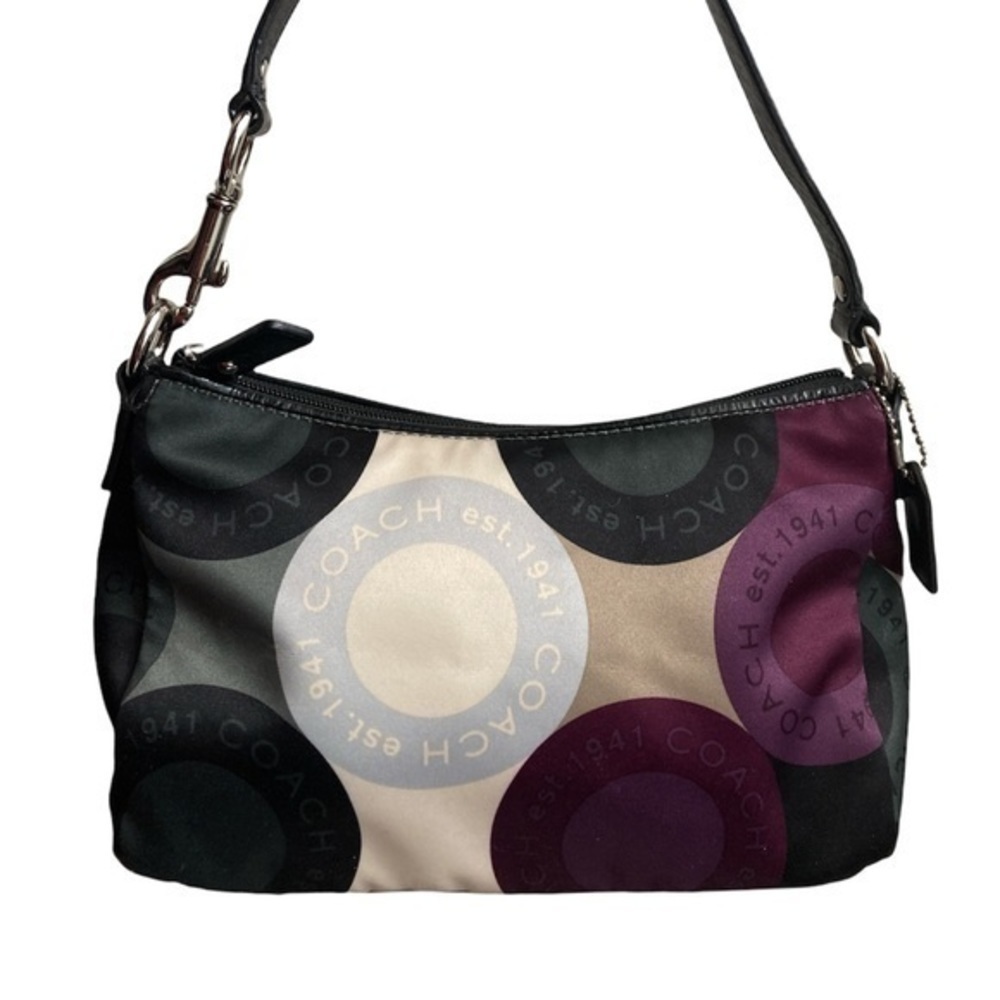 Coach mini purple snaphead bag RARE - Picture 2 of 11